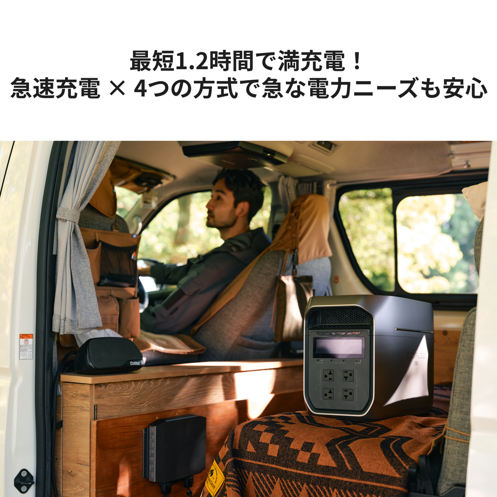 EcoFlow DELTA 3 Max Plus｜ポータブル電源（2048Wh）